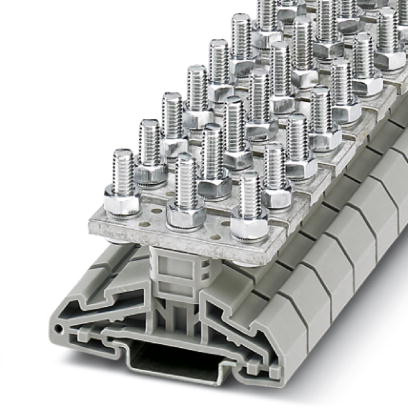 Phoenix Contact High Current Terminal Block; HV M6/2; Gray